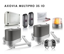 Kit Motorisation à bras Automatisme de Portail Battant AXOVIA MULTIPRO 3S IO - p