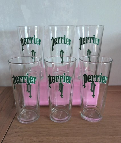 Lot verre perrier - verre,