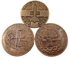 Y8/09/25 (REF27549) Lot of 3 Bronze Medals Various Items MEDAL