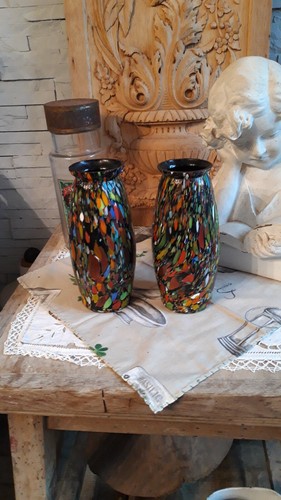 Clichy murano 2 vases - , ?