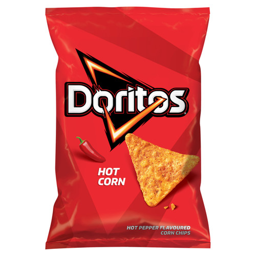 Doritos hot corn chipsy - corn,