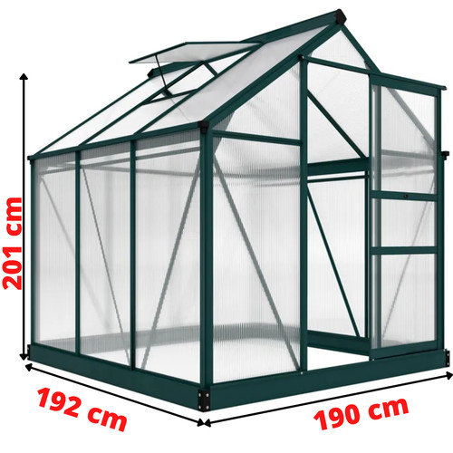 Serre outsunny polycarbonate - serre,