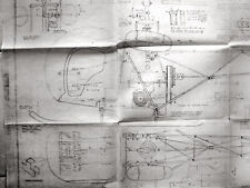 Grand plan hélicoptère Rc Vintage MK2 c Morlay England 