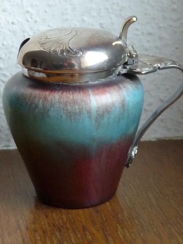 Superbe rare moutardier - moutardier, pot
