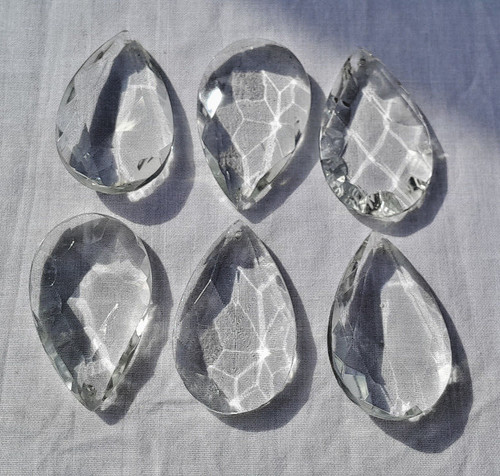 Ancienne pampille cristal - 1,