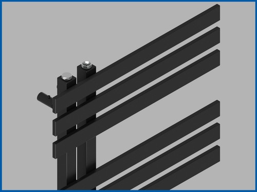 Radiateur design verona - verona, noir