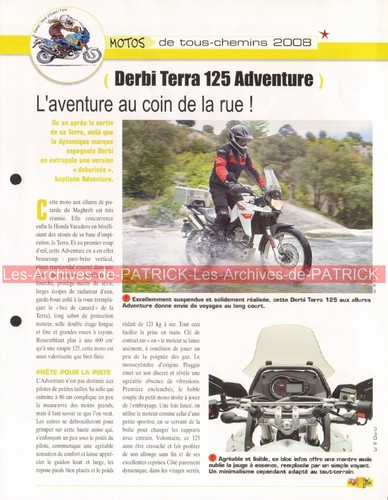 Derbi terra 125 adventure - derbi,