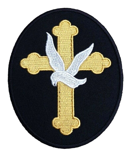 Patch chrétien croix - , dorée