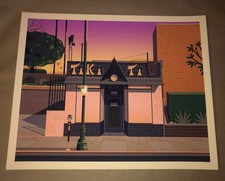 George Townley Tiki Ti Art Print LE VARIANT #21/60 Los Angeles Tiki Bar RARE Mug