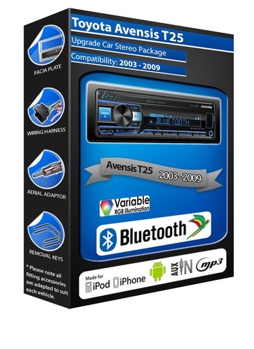 Toyota avensis t25 radio - toyota,