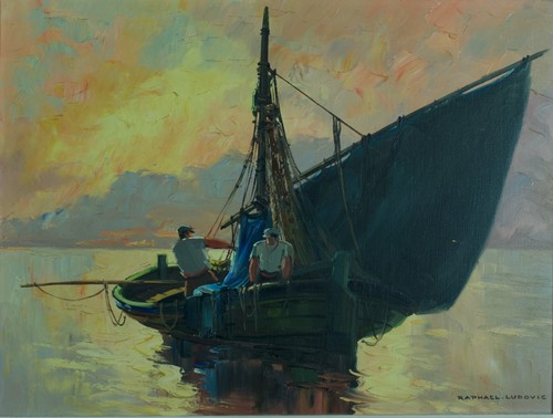 Ancien tableau marine - tableau,