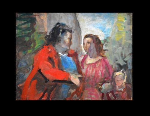 Antique painting rené - painting,,