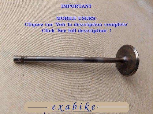 Soupape admission pour - soupape,