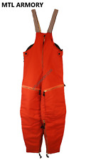 UNISSUED CANADIAN FORCES SARTEC ORANGE FLYER'S COLD WEATHER TROUSERS SIZE 6635