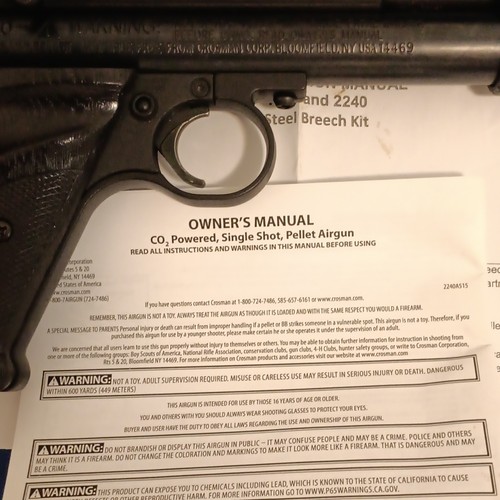 Crosman 2240 co2 cal - crosman,