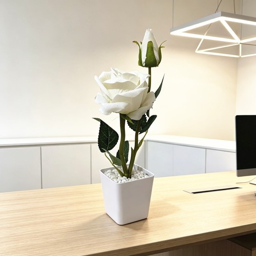 Plante rose artificielle 2 - à,