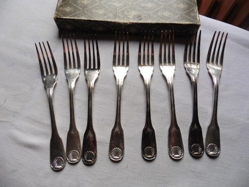 Cristofle fourchettes a - fourchettes,