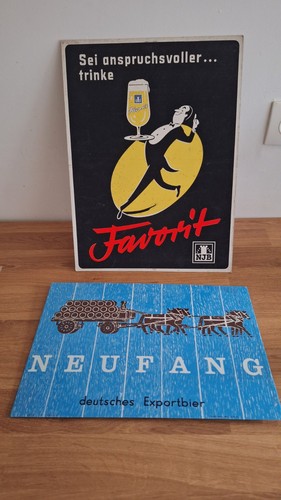 Lot plaques publicitaires - lot,