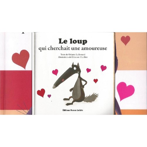 Livre loup qui cherchait - le,