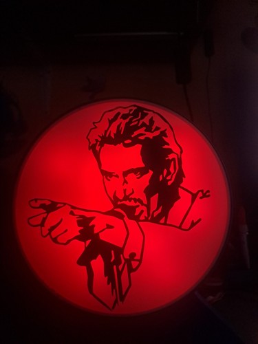 Johnny hallyday lampe lightbox - lampe,