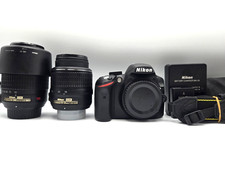 [MINT / 3K shots] Nikon D3200 Digital Camera + 2Lenses (18-55/55-200) From Japan