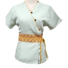 Uniform Spa Therapist Massage Thai Style Cream Color