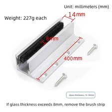 Rail de porte coulissante en