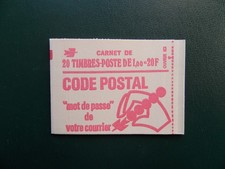 CARNET DE 20 TIMBRES MARIANNE DE BEQUET 1,00 F ROUGE N°1892 C 3a. TTB
