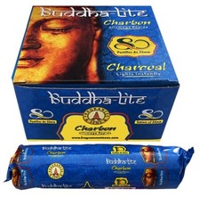 Charbons CHICHA/ENCENS 8 Rouleaux = 80 Pastilles Allumage rapide