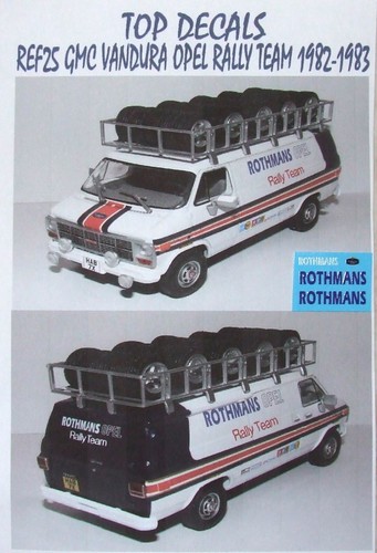 Additif rothmans gmc vandura - gmc,