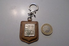 SIMCA LOGO Leather Car Keychain