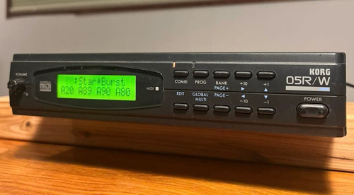 Korg 05r midi sound - 05r/w,