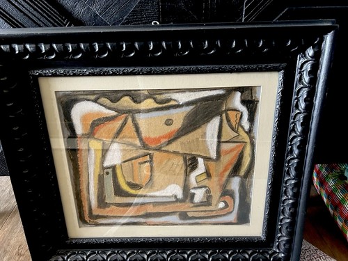Tableau ancien aquarelle sur - ancien,