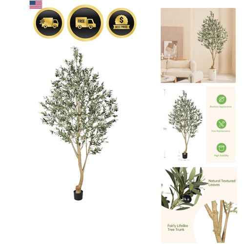 Tall faux olive - faux, tree
