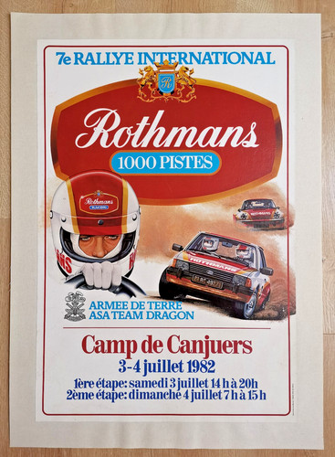 Affiche publicitaire entoilée