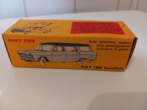 Dinky toys fiat 1800 - dinky, familiale