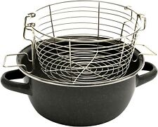 Poêle à frire avec panier 24