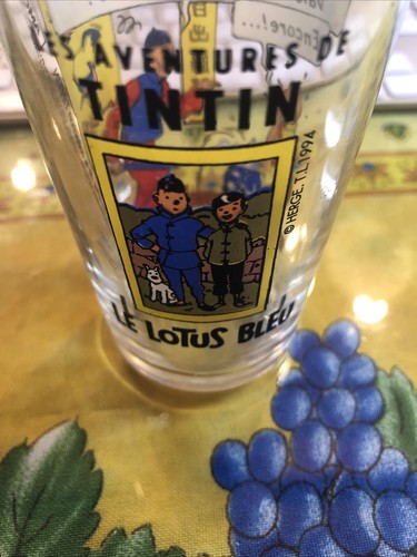 Verre tintin lotus - tintin, le