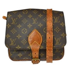 LOUIS VUITTON CARTOUCHIERE MM SHOULDER BAG MONOGRAM M51253 SL0930 XX36407