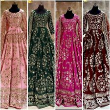 bollywood PartyWear anarkali salwar kameez suit Gown Indian pakistani Designer 1