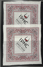 Lot 2 White Paisley Bandana IPNC International Pinot Noir Celebration RARE WiNE