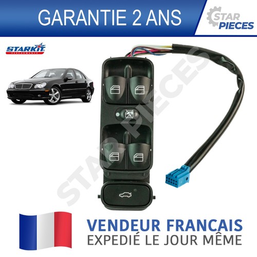 Commande bouton leve vitre - bouton,