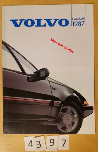 Volvo gamme 1987 340 360 - 360, 480