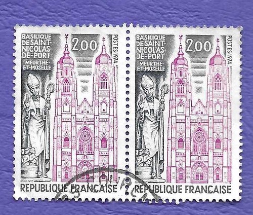 Timbres france 1974 basilique - timbres,