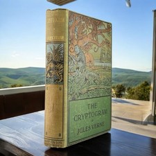 Verne Jules, The Cryptogram, RARE, Illustrated Science Fiction (H. G. Wells)