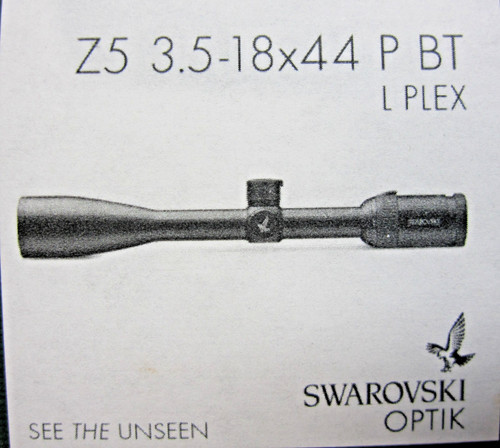 Swarovski 18x44mm 1 - z5, 1"