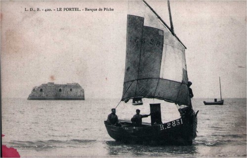 Cpa portel barque - 62, le