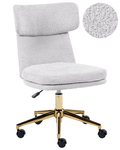 Chaise bureau bouclé - en,