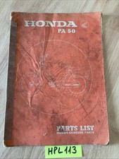 Honda Cyclomoteur PA50 Camino 50 PA liste catalogue pièce détachée