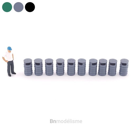 Lot poubelles urbaines - 10,